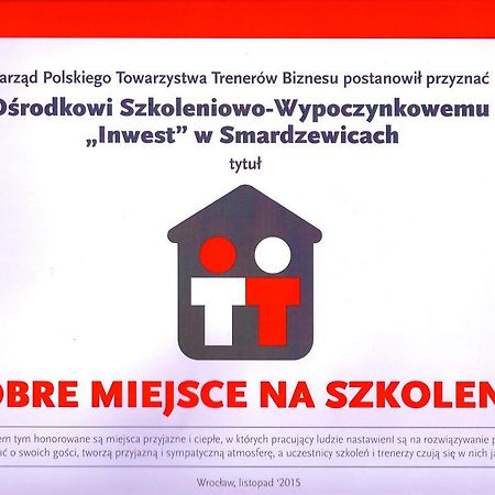 فندق Inwest Osrodek Szkoleniowo-Wypoczynkowy سمارديسيفيتشي المظهر الخارجي الصورة